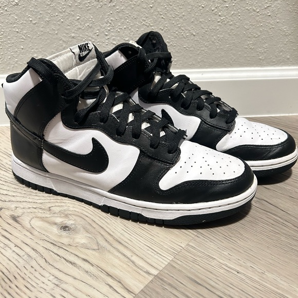 Nike Other - NIKE Panda Dunks High 10.5